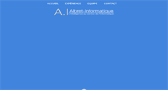 Desktop Screenshot of albret-informatique.com
